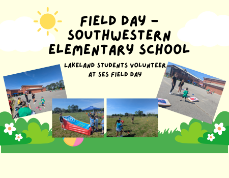  Lakeland Students volunteer at Field Day